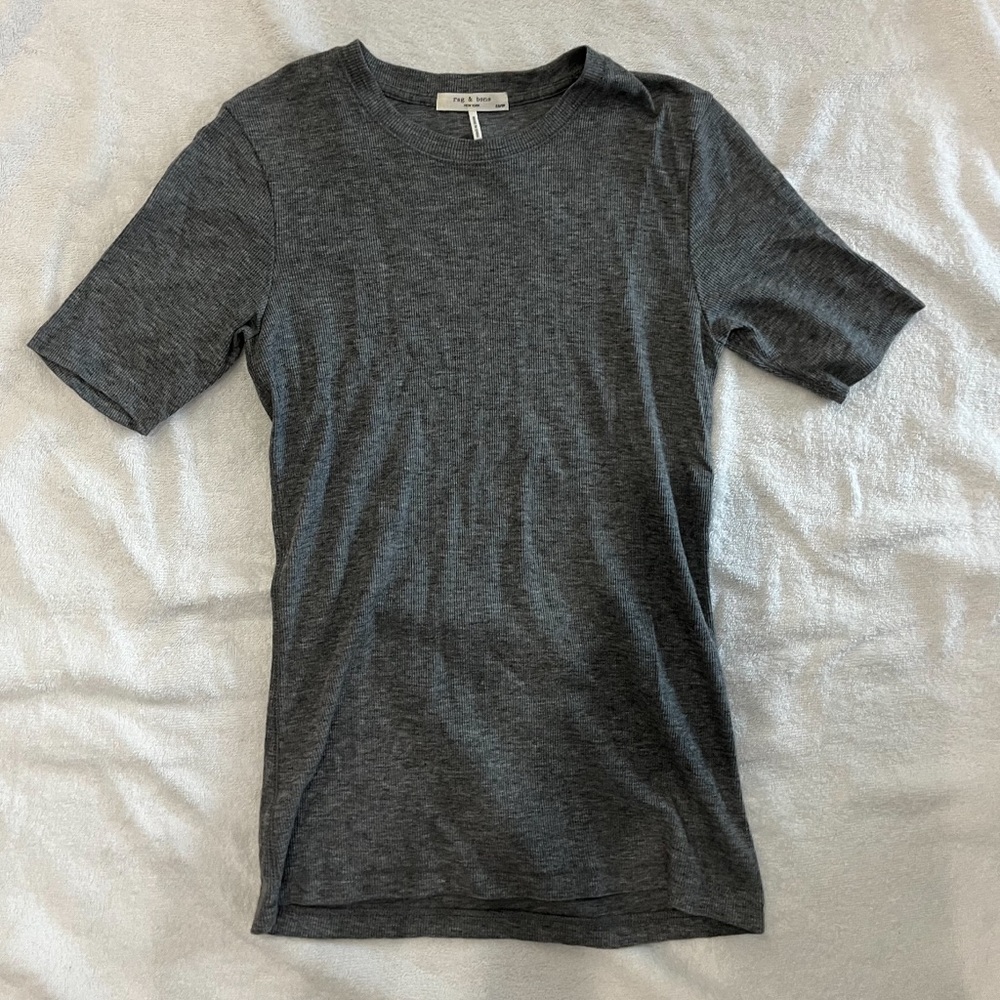Perfect rag and bone grey t shirt
